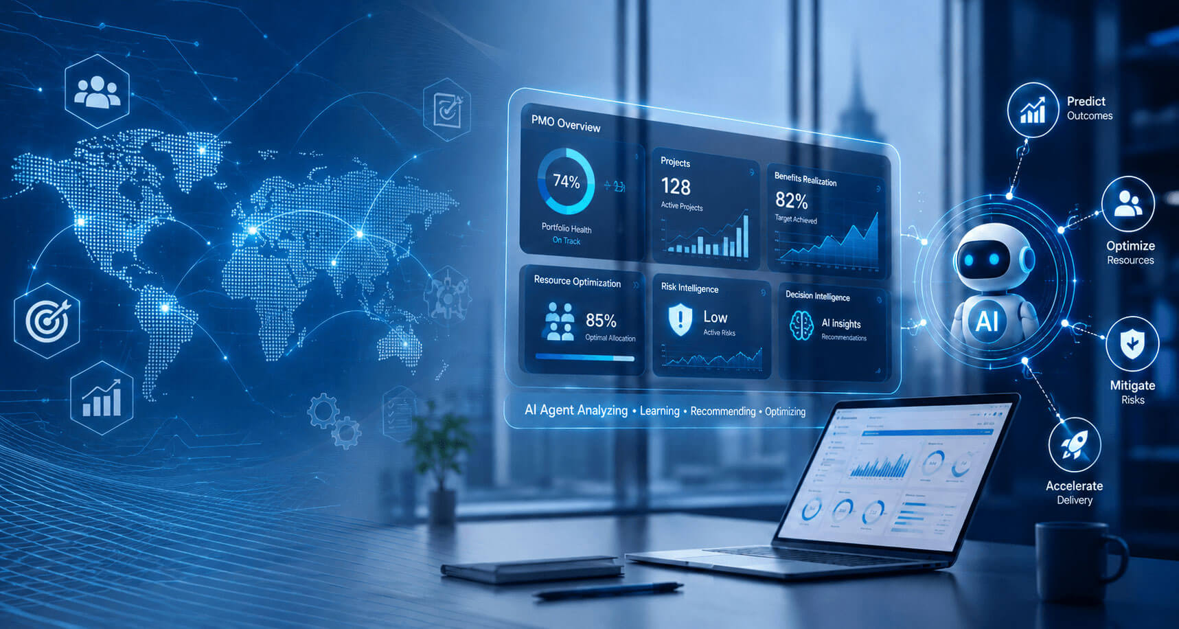Enterprise PMO Intelligence Reimagined with Agentic AI